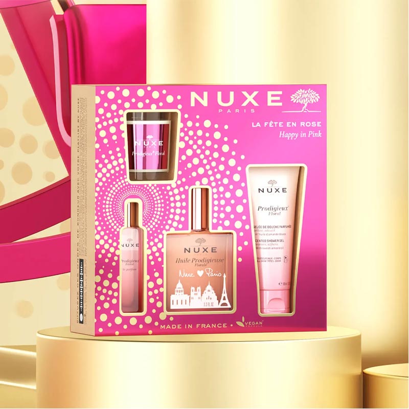 Acheter Nuxe Coffret La F Te En Rose Au Meilleur Prix Sur Fabellashop