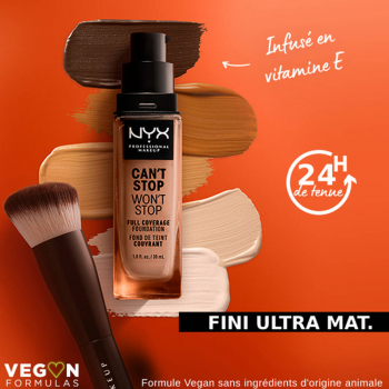 NYX Can't Stop Won't Stop 24H Full Coverage Fond de Teint