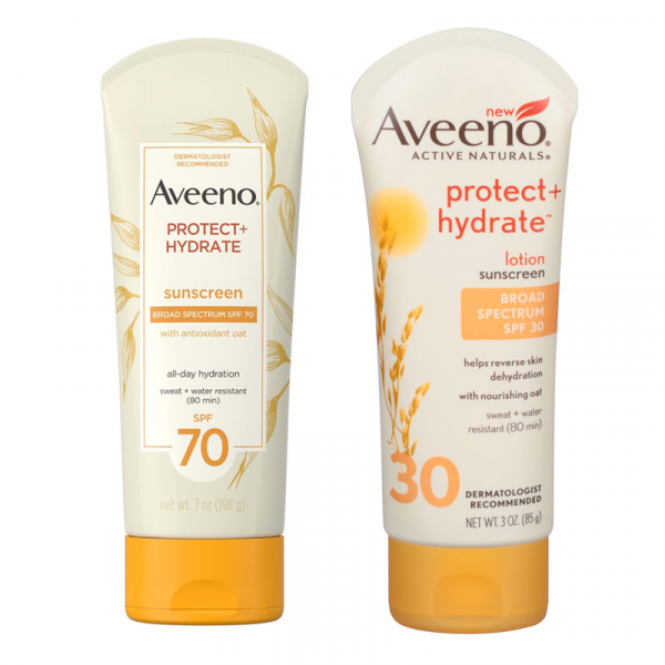 AVEENO Protect + Hydrate Crème hydratante protection solaire SPF 30/70
