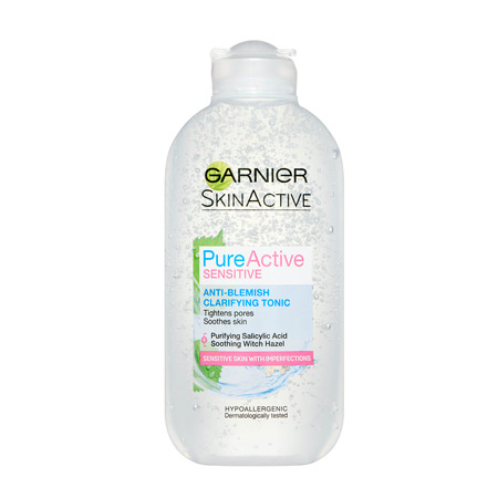 Garnier PureActive Sensitive Tonique clarifiant anti-tâches