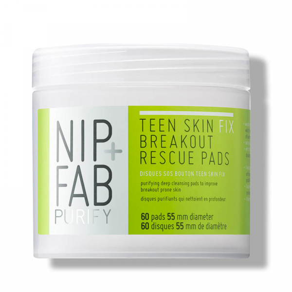 NIP+FAB Teen Skin Fix Disques Purifiants Nettoyant en Profondeur SOS boutons
