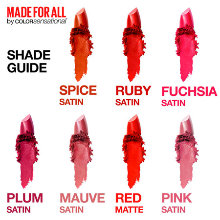 MAYBELLINE Color Sensational Made For All rouge à lèvres fini