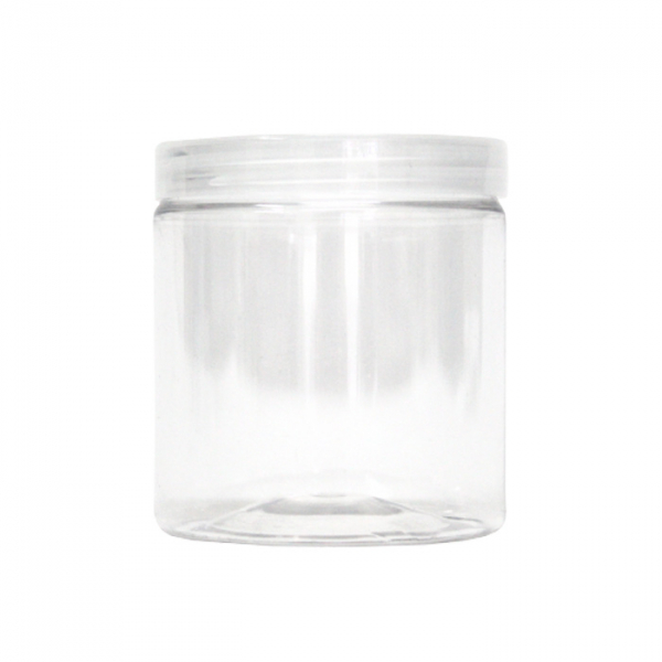 WAAM Pot Transparent avec Couvercle Plastique (300ml)