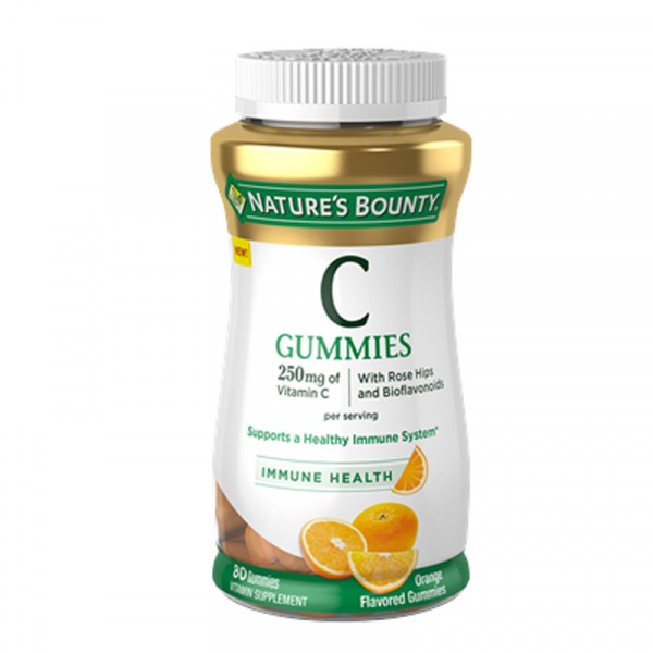 NATURE’S BOUNTY Vitamine C 250mg en bonbons gélifiés à l’orange