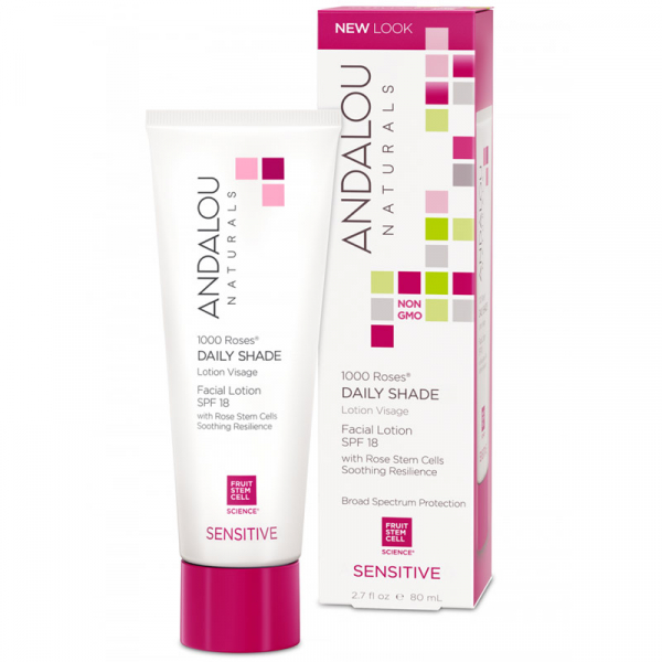 ANDALOU NATURALS 1000 Roses Daily Shade Crème protection solaire SPF 18