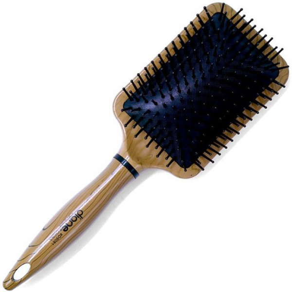 ANNIE faux wood paddle brush