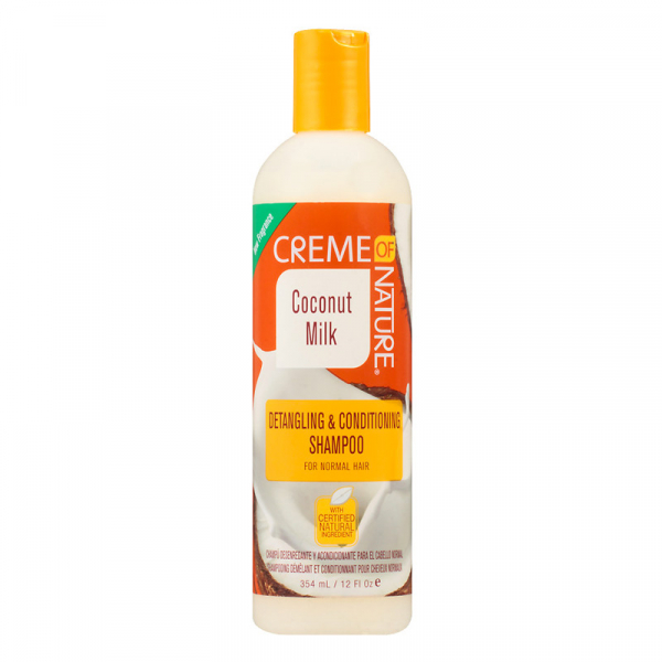 CREME OF NATURE Coconut Milk Detangling & Conditioning Shampoing démélant