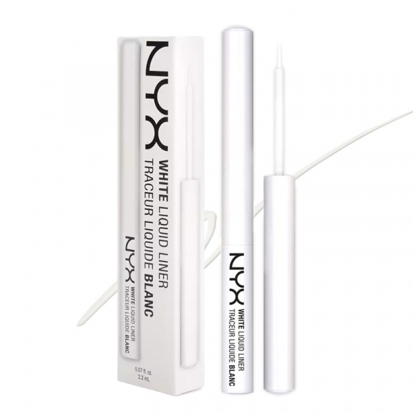 NYX Eye-liner Blanc liquide Mat