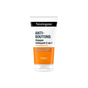 NEUTROGENA Anti-boutons Nettoyant & Masque à l'Acide Salicylique 2 en 1