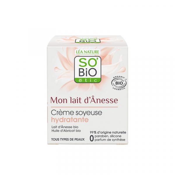 SO’BIO ETIC Mon Lait D’Anesse Crème Soyeuse Hydratante