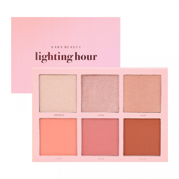KARA BEAUTY HL17 Lighting Hour Blush & Highlighter Palette