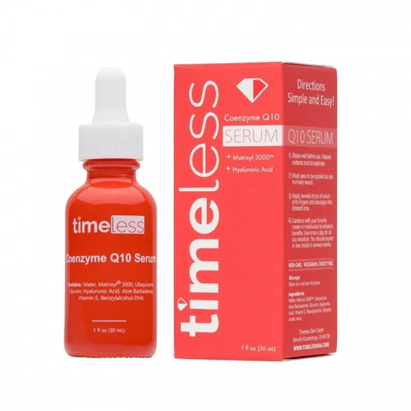 TIMELESS Coenzyme Q10 Serum a l’Acide Hyaluronique + Matrixyl 3000