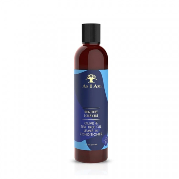 AS I AM Dry Itchy Scalp Olive & Tea Tree Oil Leave-in Hydratant