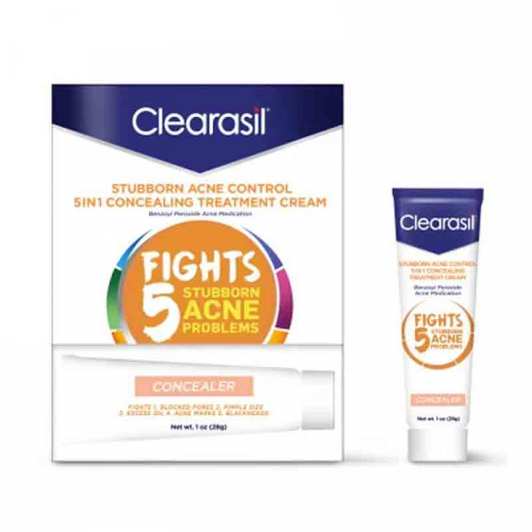 CLEARASIL Creme 5 en 1 Anti-acne Tenace Au Peroxyde De Benzoyle