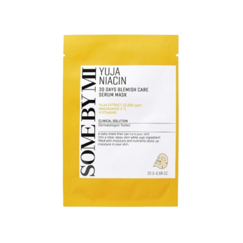 SOME BY MI Yuja Niacin 30 Days Sérum Masque en Tissu Eclaircissant Anti-Imperfection