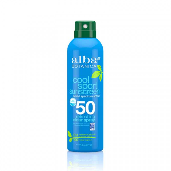ALBA BOTANICA Creme Solaire Sport Cool Spray Raffraichissant SPF 50