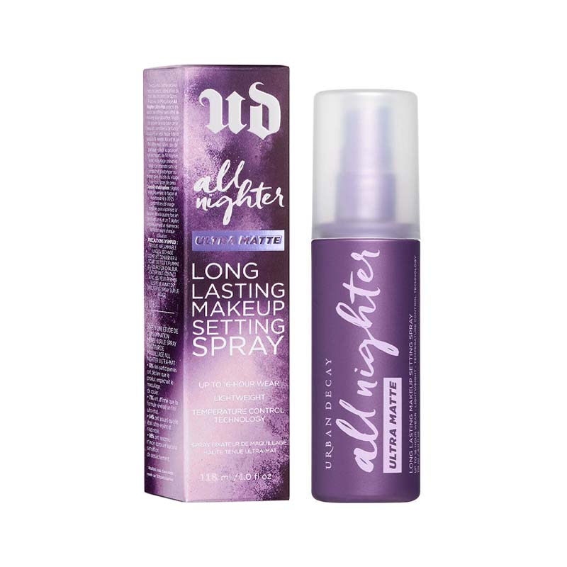 URBAN DECAY All Nighter Ultra Matte Spray Fixateur de Maquillage Haute  Tenue - Fabellashop
