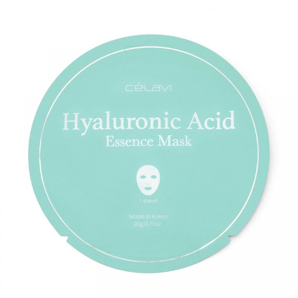 CELAVI Hyaluronic Acid Essence Masque en Tissu Coreen