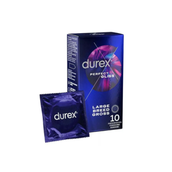 DUREX Perfect Gliss Extra Lubrification 10 Préservatifs