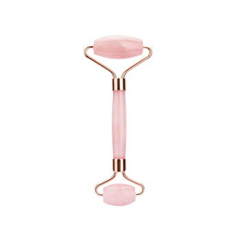 AOA Pro Double Roller de Massage Facial en Quartz Rose