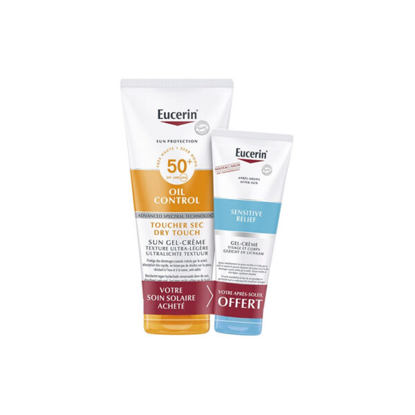 EUCERIN Sun Sensitive Protect Gel-Crème Toucher Sec SPF50+ & Après Soleil
