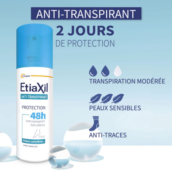 ETIAXIL Déodorant Spray Anti-Transpirant Protection 48h