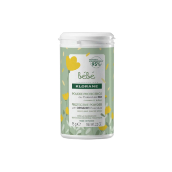 KLORANE Bébé Poudre de Toilette Protectrice au Calendula Bio