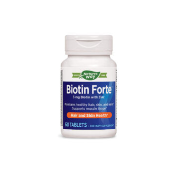 NATURE'S WAY Biotin Forte 3mg + Zinc