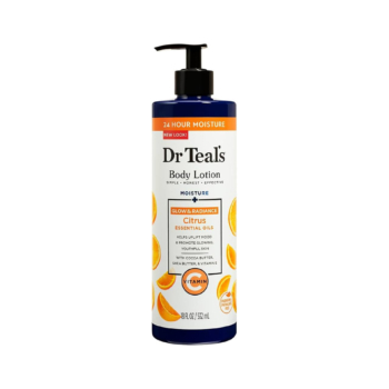 Dr TEAL’S Glow & Radiance Lait Corps Éclat à La Vitamine C & Agrumes