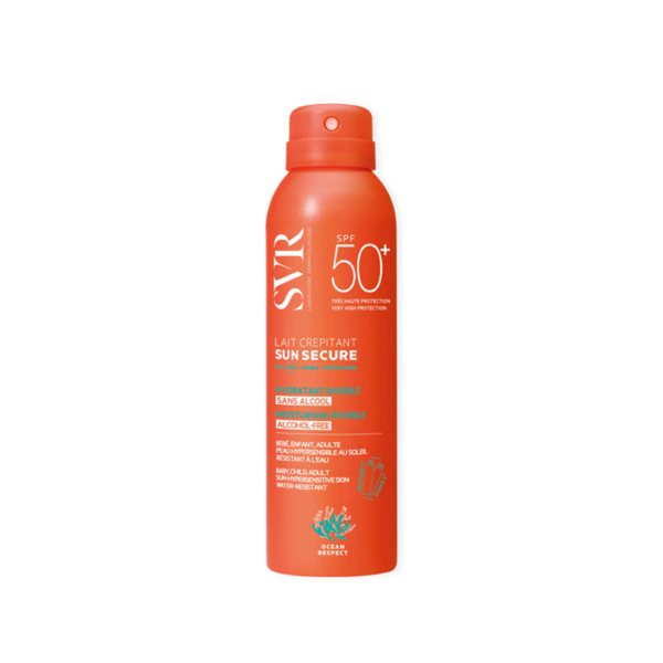 SVR Sun Secure Lait Crépitant en Spray Hydratant Invisible SPF50+