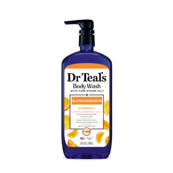 Dr TEAL’S Glow & Radiance Body Wash Gel Douche Éclat à La Vitamine C & Agrumes