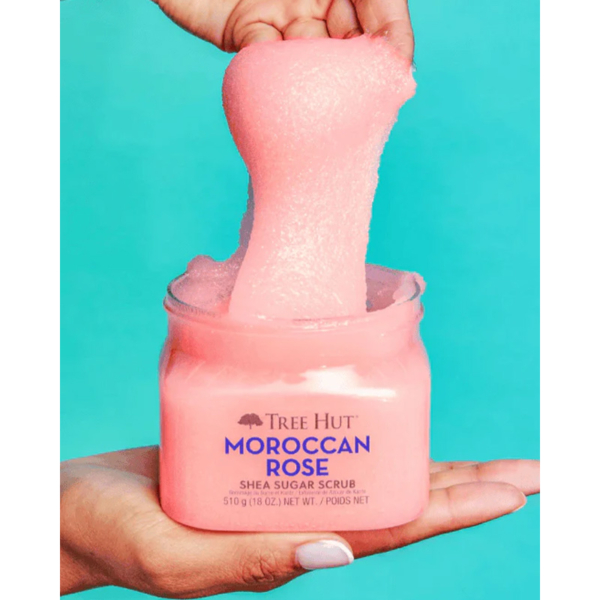 TREE HUT Gommage au Sucre & Karité Rose Marocaine