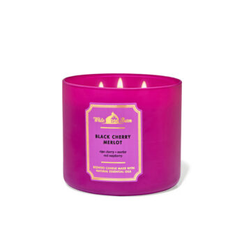 BATH & BODY WORK Black Cherry Merlot Bougie Parfumée Jarre à Trois Mèches