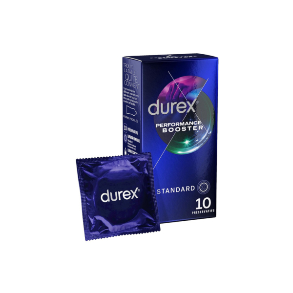 DUREX Performance Booster 10 Préservatifs à Effet Retardant