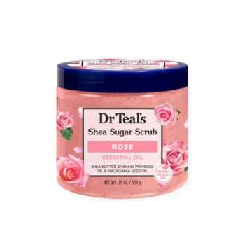Dr TEAL’S Shea Sugar Gommage Au Sucre Karité & Rose