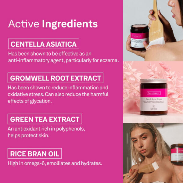 FACETHEORY Cera-B Crème Corps Nourrissante à la Centella Asiatica et Thé Vert – Image 2
