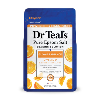 Dr TEAL’S Glow & Radiance Pure Sel d'Epsom à La Vitamine C & Agrumes