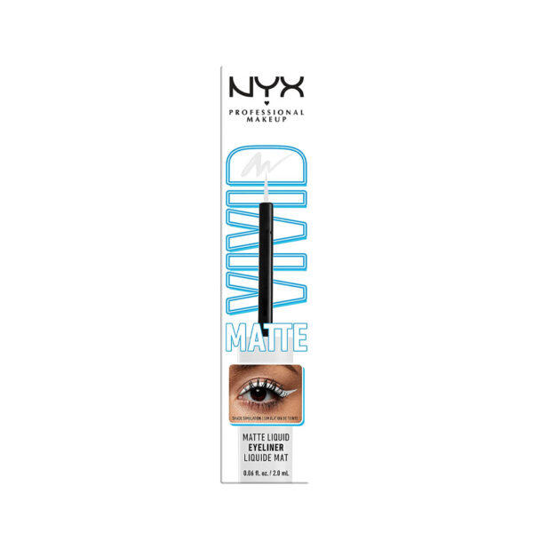 NYX Vivid Matte Eyeliner Liquide Mat Blanc