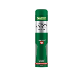 NARTA Homme Déodorant Fraicheur Classique Efficacité 48h