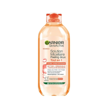 GARNIER Solution Micellaire Démaquillante Peeling Doux 1% PHA & Acide Glycolique