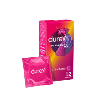 DUREX Pleasure Me 12 Préservatifs Texture Perlée & Nervurée