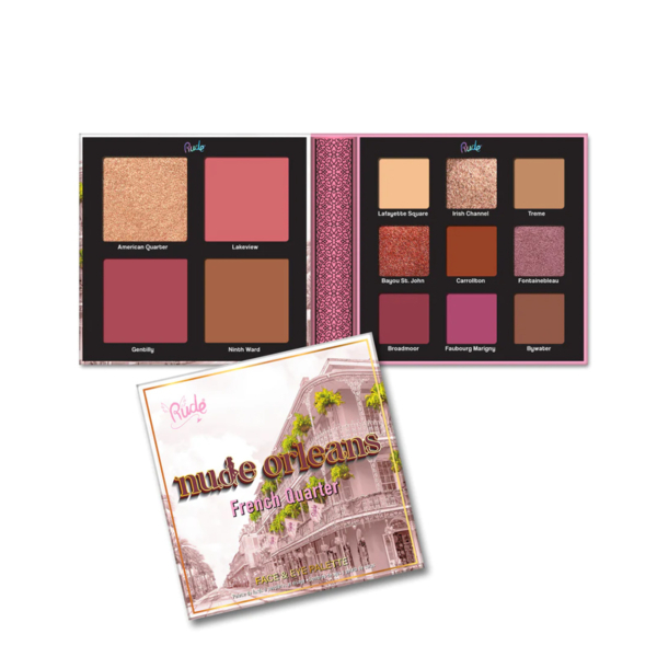 RUDE Nude Orleans Palette Yeux & Teint