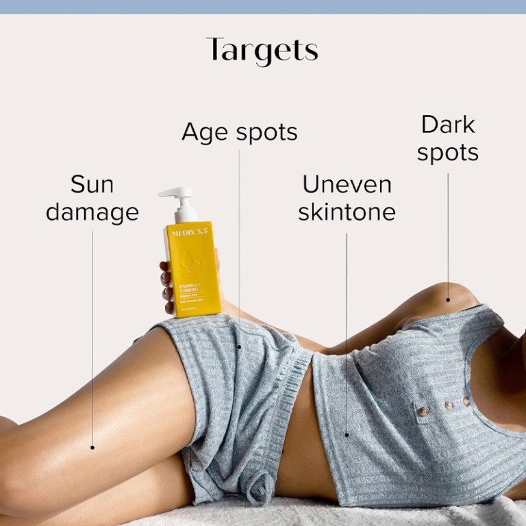 Crème éclaircissante MEDIX 5.5 à L'huile D'argan Et Vitamine E - Anti-imperfections, 444ml
