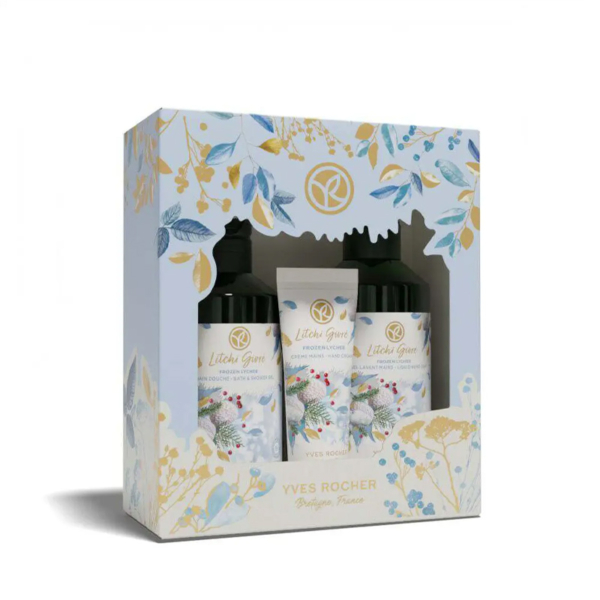 YVES ROCHER Coffret de Noël Litchi Givré