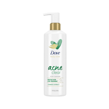 DOVE Body Love Acne Clear Gel Douche Anti-acné à l'Acide Salicylique & à l'Extrait de Bambou