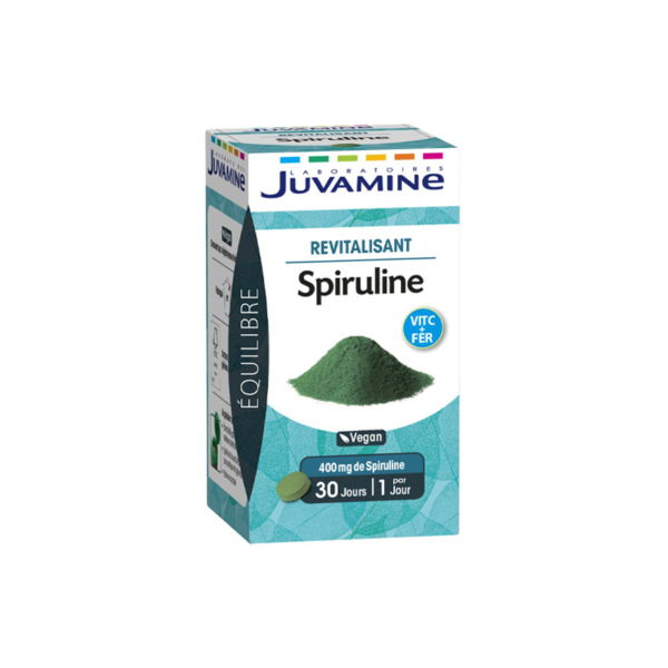 JUVAMINE Revitalisant Spiruline + Vitamine C & Fer