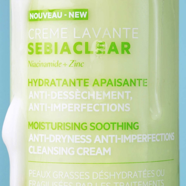 SVR Sebiaclear Crème Lavante Hydratante Apaisante Anti-dessèchement & Anti-imperfections