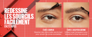 redessine les sourcils facilement