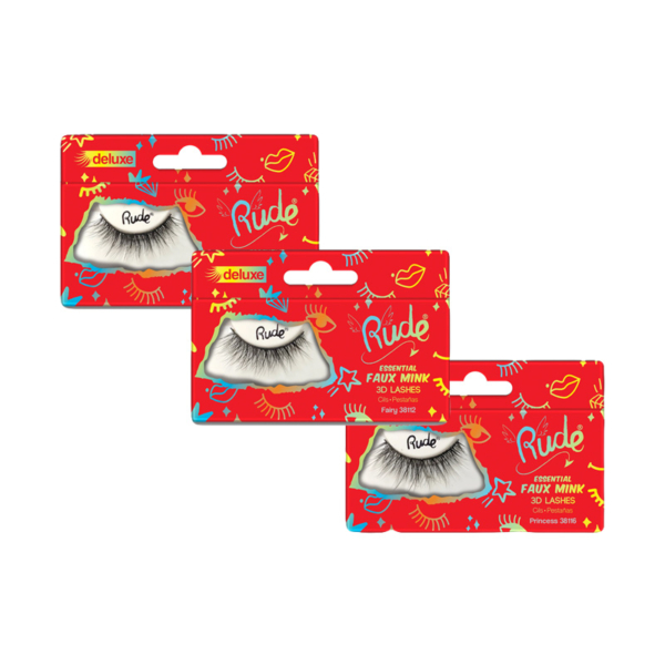 RUDE Essential Faux Mink Deluxe 3D Faux Cils