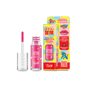 RUDE Manga Sparkle Lip Oil Watermelon